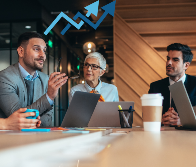 how to start a business with no money: a team discussing