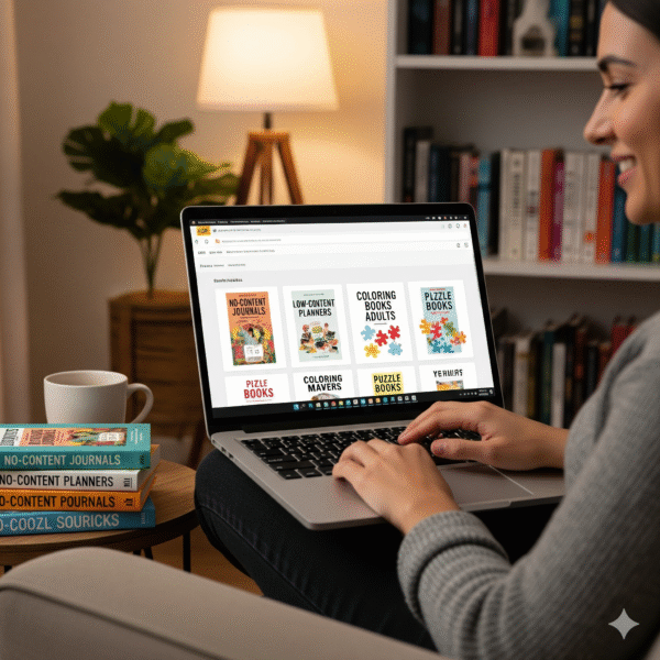 girl using laptop Make Money On Kindle Without Writing